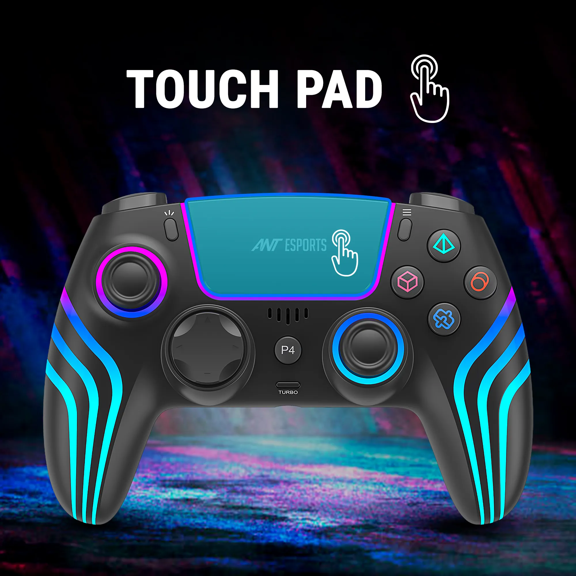 Ant Esports Wireless Gamepad GP400 Black view 4